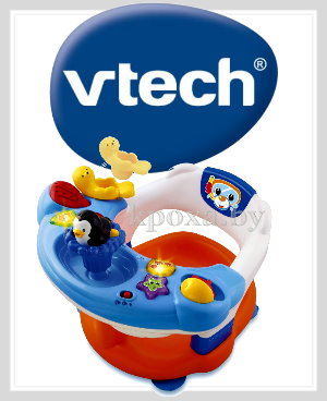 Детский стульчик для купания VTech "Веселый пингвинчик"