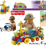 Паровозик с животными Чух-чух-чух Fisher-price + дополнительный вагон с зеброй!