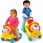 Музыкальный ходунок Лев 2 в 1 - ходунки и каталка Fisher Price.