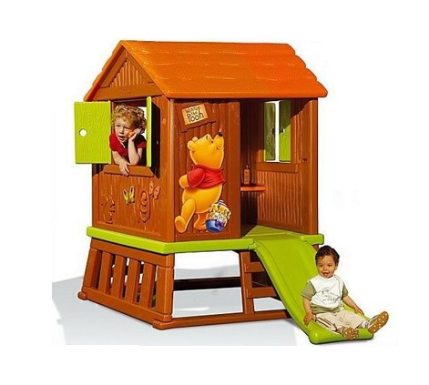 Большой домик Smoby Winnie с горкой