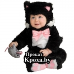  Черный Kitty Halloween Costume Размер 6-12 месяцев