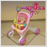 Каталка - ходунки Fisher-Price Моя первая коляска