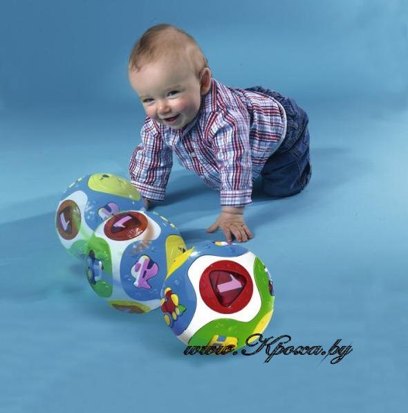 Большая развивающая игрушка напрокат со звуковыми и световыми эффектами Разноцветный Шар