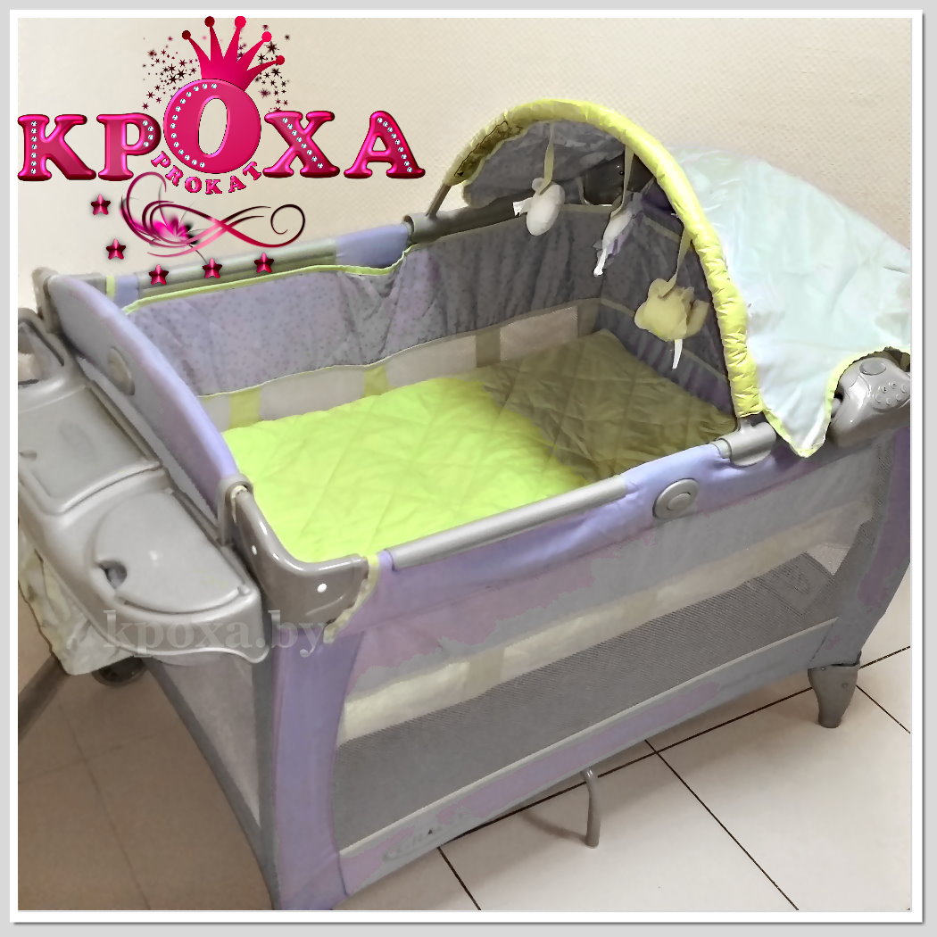 Манеж кровать graco deluxe contour electra deluxe