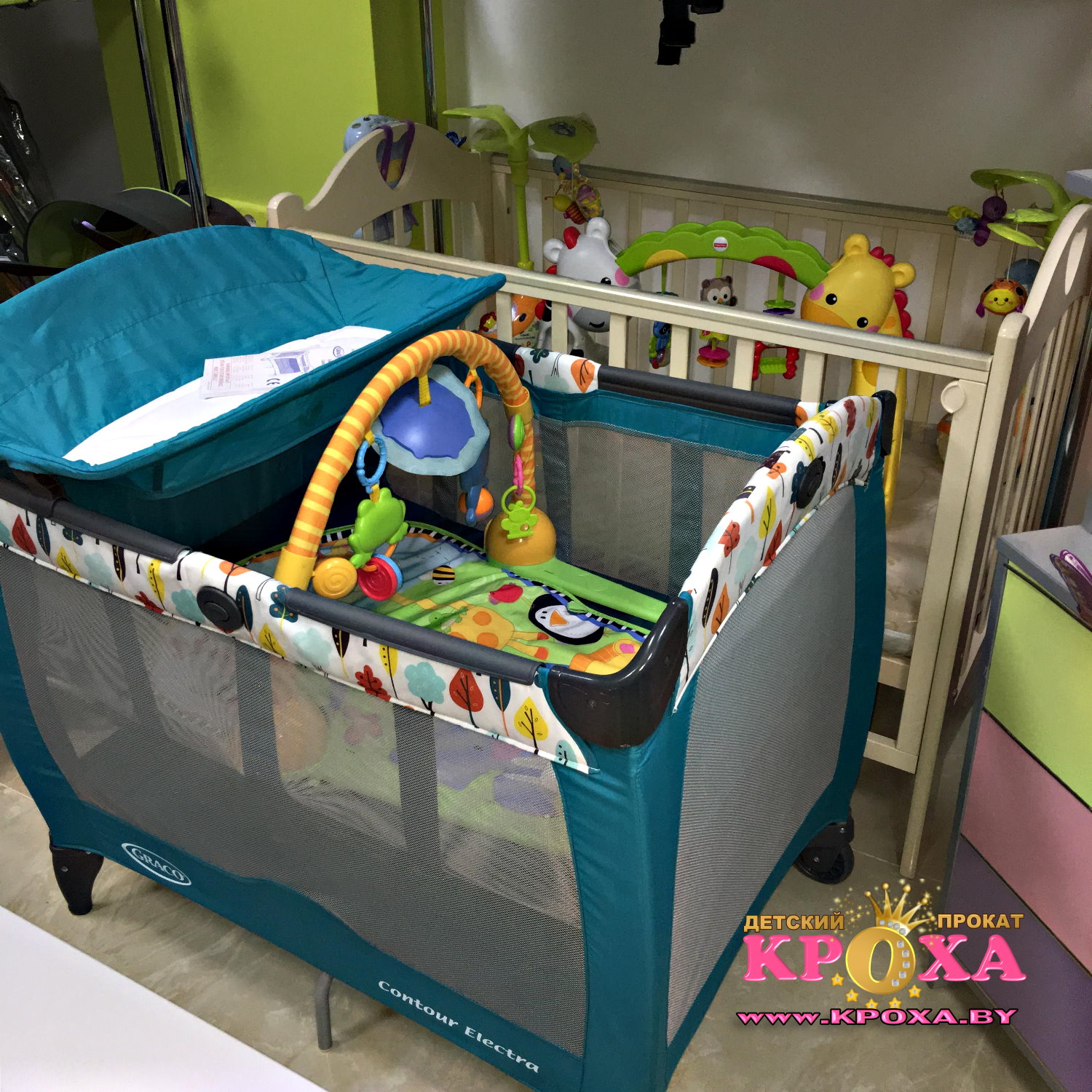 Кровать манеж graco electra